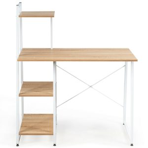 Computer Desk Adjustable Ergonomic Workstation-Natural