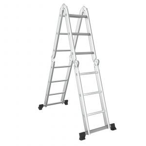 7-in-1 Folding Multi-Purpose Extension Aluminum Ladder