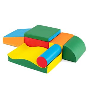 7-Piece Toddlers Colorful Climbing Toys with EPE Foam