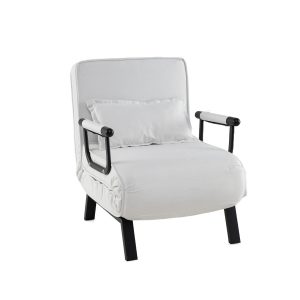 Convertible Sofa Bed 4-in-1 with 6-Position Adjustable Backrest-Beige