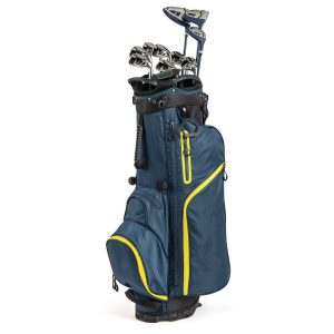 Mens Complete Golf Clubs and Bag Set Golf Stand Bag-Yellow